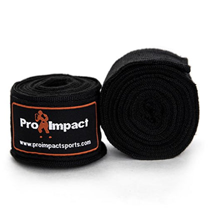 180 Inch Mexican Style Boxing Hand Wraps – Stretchable Wrist & Knuckle Support for MMA, Muay Thai, Kickboxing, Heavy Bag & Combat Training – Men & Women - color: 1 Black