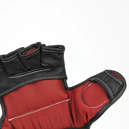 SMAI Elite85 Leather MMA Grappling Gloves - Competition Punching Mitts and MMA Gear for Men, Women and Youth - Made for Martial Arts Sparring, Punch Training and Bag Work. - size: X-Large