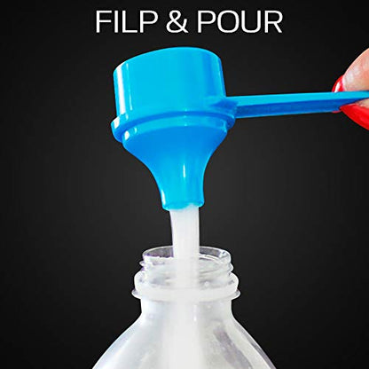 Measuring Scoop & Funnel - No Cap Open Spoon 1-Pack 5cc | Universal open design measuring spoon, Built-in funnel neck pour spout, Quick access cup for coffee powders and baking