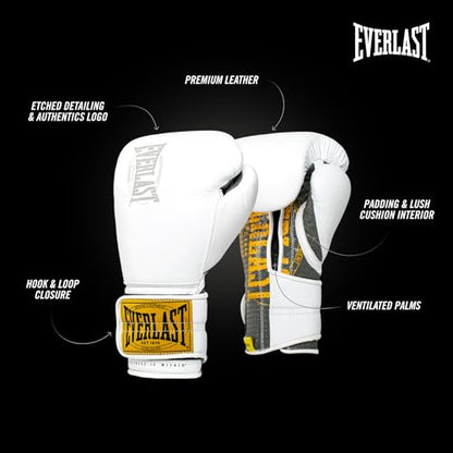 Everlast Everlast Classic Training Glove - color: White, size: 12 Ounce