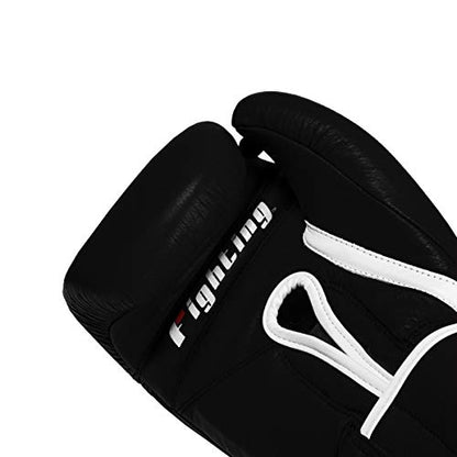 Fighting Sports Fury Professional Training Gloves - Boxing Gloves Boxing, Training Gloves, MMA Gloves, Oz Training Gloves, Kickboxing Gloves, Punching Bag Gloves, Sparring Gloves - color: Black, size: 12 oz