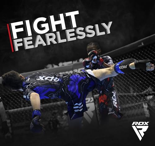RDX IMMAF Approved Shin Guards, Competition Level Neoprene Shin Pads for Sparring and Grappling, MMA Kickboxing, Professional Shin Insteps Protection, Men Women - color: Red, size: X-Large
