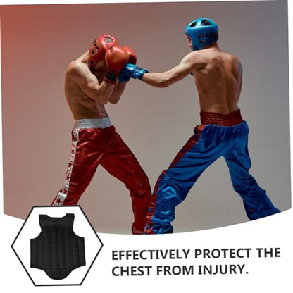 Abaodam Ergonomic Chest Guard Portable Protection for Taekwondo Boxing Durable Chest Protector for MMA Training Lightweight User Friendly Design for Outdoor Sports