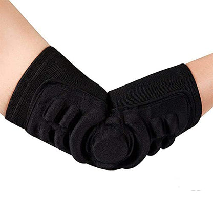 Adults Elbow Support Brace Breathable Arm Brace Pad Guard Gel Padded Compression Elbow Arm Warmer Sleeve Guard Protector for Sports Roller-Skating, Riding, Basketball 1 pc