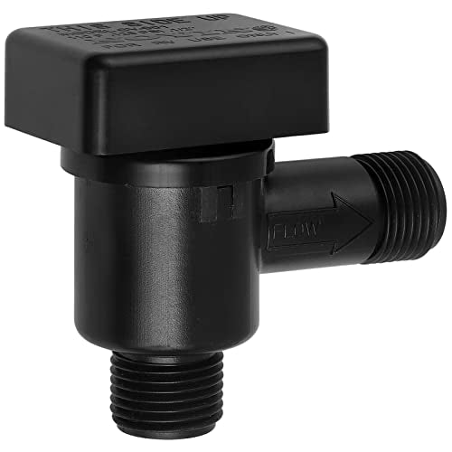 RV Vacuum Breaker Check Valve,Camper RV Black Tank Flush Check Valve | Replace Leak RV Vacuum Breaker on Black Tank System,Reduce Noise&Wet Floor,Prevent Backflow,Improve Freshwater 571-VAC-CHK-A - color: Black