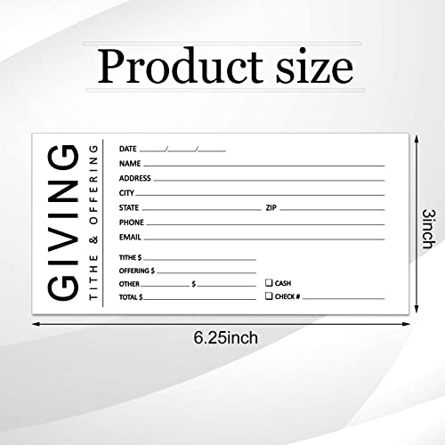 Eaasty 200 Pieces Church Offering Envelopes My Offering Bill Size Envelope Church Tithe Envelopes for Donations, Religious Occasions(Giving Style) - style: Giving Style