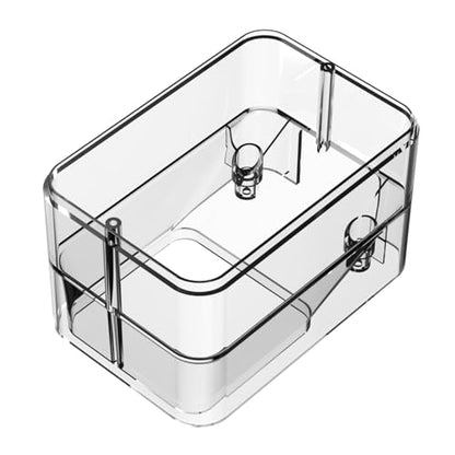 Automatic Fish Feeder Expandable Box Fish Food Storage Box, Removable, Suitable for GEZIEKID WP8621N, WP8621F, WP8622, WP8622L, Transparent Plastic Material, 350ML Large Capacity
