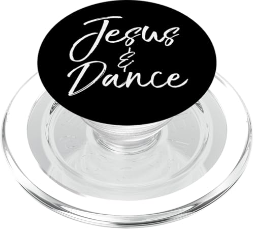 Cute Christian Dancer Gift for Teen Girls Fun Jesus & Dance PopSockets PopGrip for MagSafe - style: Magnetic PopGrip