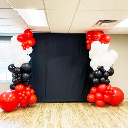 Voircoloria 66pcs Black Latex Party Balloons, 12inch - color: 04 Black, size: 12 inch - 66pcs