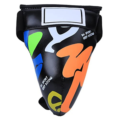 Groin Protector Boxing, Groin Guard, Boxing Body Protector, Graffiti Jockstrap Groin Guard Gear, for Boxing Sanda Taekwondo Training