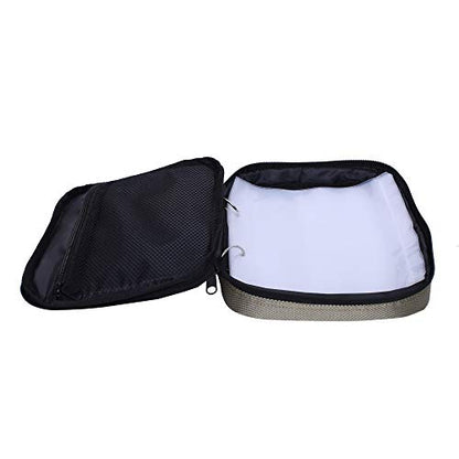 Raprance Fishing Lure Bag Baits Tackle Binder Organizer Storage Plastic Bag - color: Black