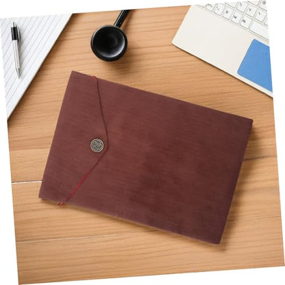 Bible Cover Case Scripture Bag Coffee Color Velvet Storage Pouch for Women Religious Book Organizer Church Use