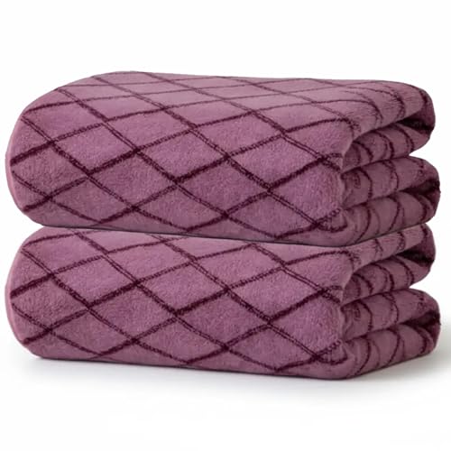 2-Pack Microfiber Bath Towels (27x54 Inches) - Ultra Soft & Quick Dry, 3X Absorbency, Lightweight for Gym, Yoga, Travel & Spa - Perfect for Home, Fitness & Post-Workout - color: Modena, size: 27*54 inches