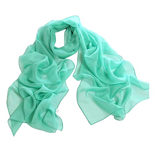 Tapp Collections™ Fashionable Soft Chiffon Scarf - color: Solid / Mint