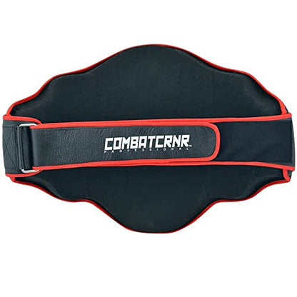 Elite Leather Belly Pad Protector - MMA Training Equipment Body Protection Armour Pads| Great for Muay Thai, Boxing, Kickboxing, BJJ, Jiu Jitsu, Judo and Mix Martial Arts