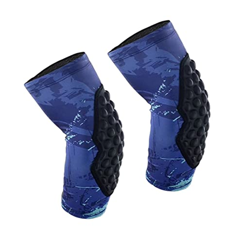 Topeter Knee Compression Sleeves for Bike, Weightlifting, Roller Skating, Rugby, 1 Pair (Blue XL) - color: Blue, size: X-Large