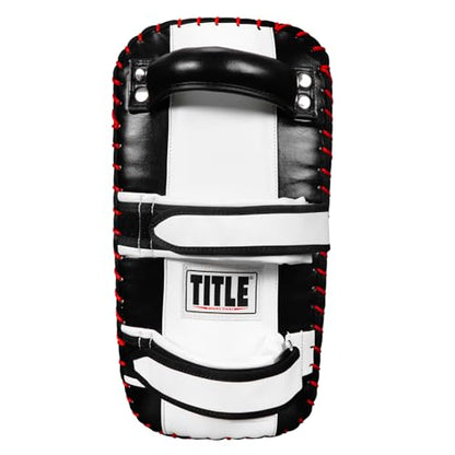 Title Muay Thai Leather Contoured Thai Pads (Pair): Muay Thai Pad, Thai Pad, MMA Pad, Punch Mitts, Kick Pad, Kick Boxing