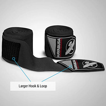 Hayabusa Boxing Hand Wraps for Kids Perfect Stretch 4.0 - color: Black
