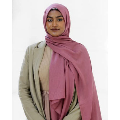 Modal Hijab for Women | Headscarf - color: Petals Modal - Plain Hijab