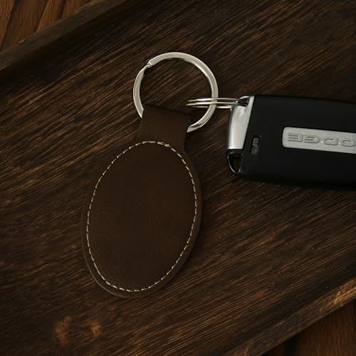LaserGram Oval Keychain, Allah 1, Personalized Engraving Included (Rustic with Gold) - color: Rustic With Gold