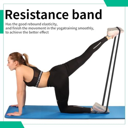 12-Pack Resistance Bands Set - Pull Up Assist, Strength Training & Physical Therapy for Home Gym | Exercise Loop Bands for Men & Women - color: Black 25-65lbs