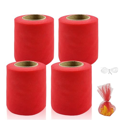 288Ft Fishing Soft Spawn Net - 3'' Wide Bait Net Salmon Net Spawn Bags Fishing Bait Mesh Holder Accessories for Roe Bags(4rolls)