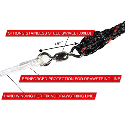 Cast Net, Lead, 3-12ft Radius, 3/8 and 1/4 in Mesh, for Bait Fish | Stainless Steel Swivel, Neoprene Wrist Strap, Repair Kit Included, Storage Box Included - size: 6ft Radius, 3/8" Mesh, 1LB Sinkers