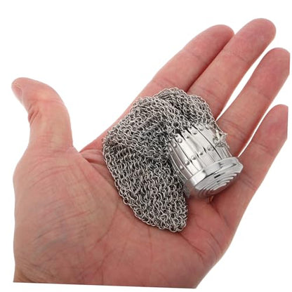 PRETYZOOM Antique Inspired Coin Box: Stylish Double Mesh Purse Twist Lid Closure for Collectors