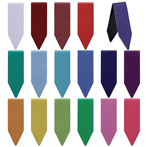 32 Pieces Arrow Shaped Magnetic Bookmarks, Assorted Magnet Page Markers Bookmarks Set, Magnetic Page Clips Bookmark for Students School Office Reading Supplies, Planner