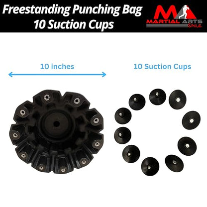 Boxing Bag with Stand, Standing Punching Bag, Adjustable Height Freestanding Speed Ball for MMA, Kickboxing, Muay Thai & Martial Arts for Training Reflexes, Timing and Fitness from Home/Gym