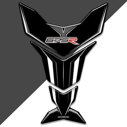 Motorcycle 3D Tank Pad Compatible with Triumph Street Triple Daytona 675 765R RS Stickers Gas Kit Knee Fish Bone Tank Pad Decals Fit for 675 765 R RS Stickers Decals Tank Protection Waterproof (A-22) - color: A-22