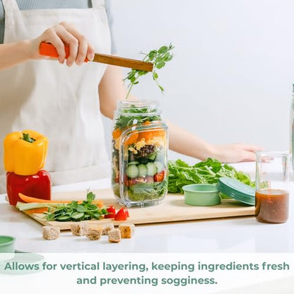 Prepara The Original Salad Pod, 4.5 Cups, Green - size: 4.5 Cup