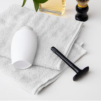 Avalon Towels Salon Towel - White Hand Towels Bulk Pack of 24 - 100% Cotton Absorbent Spa, Facial & Gym Towel for Working Out - 16x27 Inches (Not Bleach Proof) - color: White