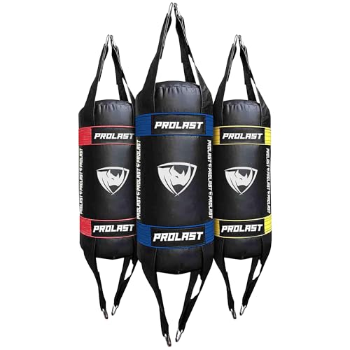 Small Double End Hanging Punching Bag, Boxing, Muay Thai, MMA Training Equipment, Cylindrical, Portable, Filled, Lightweight - color: Blue