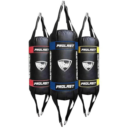 Small Double End Hanging Punching Bag, Boxing, Muay Thai, MMA Training Equipment, Cylindrical, Portable, Filled, Lightweight - color: Blue
