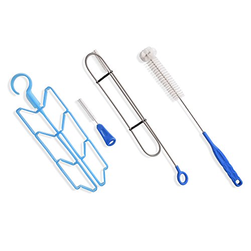 J.CARP Cleaning Kit, Made of Stainless Steel 304, Tough and Enduring - color: Blue, with bite valves kit 2