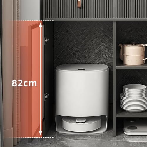 Sweeper Organizer Sweeper Shelf Storage Cabinet Living Room Small House Put Fish Tank Shelf(White,1.2m) - size: 1.2m