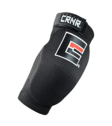Muay Thai Elbow Pads for MMA, Boxing, Kickboxing, Martial Arts (Black, Large/X-Large)