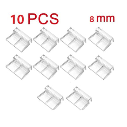 10PCS Transparent Acrylic Aquarium Cover Clip Bracket Holders Universal Lid Clips for Rimless Aquarium