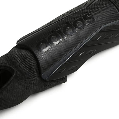 adidas Unisex Adult Tiro Soccer Shin Guards - color: Black/White/Iron Metallic/Match, size: Small