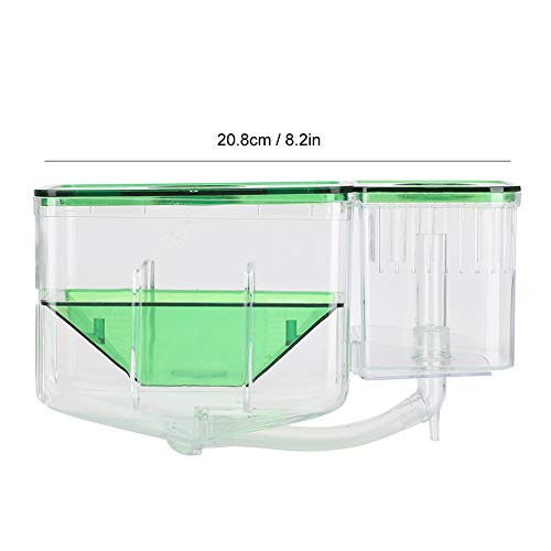 Fish Breeder Box,Double Layer Little Fish Isolation Hatching Incubator Aquarium Fish Isolation Breeding Box for Injured Small Fish Shrimp Clownfish Guppy