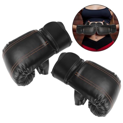 VANZACK Boxing Gloves Sparring Gloves Open Finger for Men for Women Portable Kickboxing Accessory Sturdy for MMA and Muay Thai