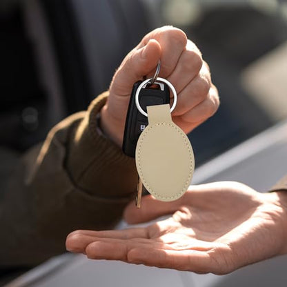 LaserGram Oval Keychain, Allah 1, Personalized Engraving Included (Beige) - color: Beige