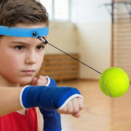 Boxing Reflex Ball Adjustable Band Training Toy | Head Ball Boxing Headband for Christmas Stocking Boy Kids Teens Adults Men Youth