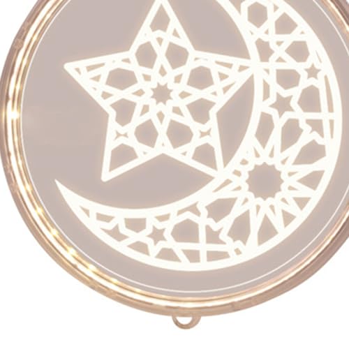 Star and Moon Light Garlands Ramadan Decorations Hanging Ambient Light High Brightness LED Decorative Moon Star Fairy Light for Wedding Party