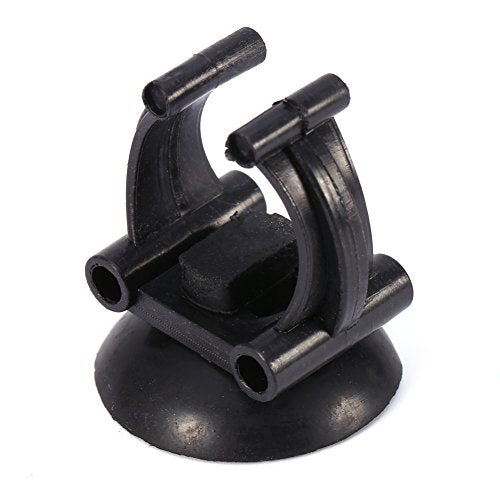 Silicon Suction Cup Sucker Clips, Holder Aquarium Fish Tank Air Line Pipe Tubing, Let You Easily Raise Fish at Home, for Standard Airline Tubing Clear Air Hose Holder