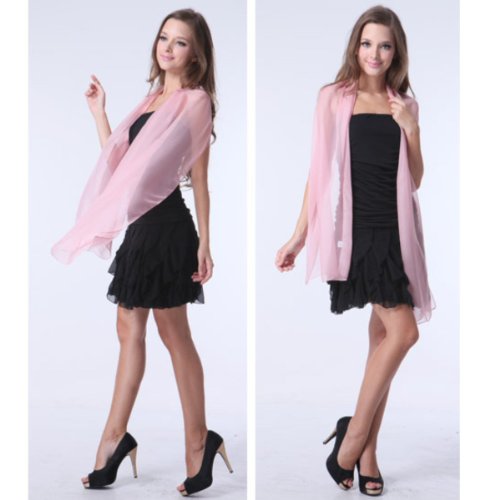 Tapp Collections™ Fashionable Soft Chiffon Scarf - color: Solid / Ultra Violet