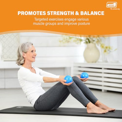 SISSEL Pilates Toning Balls - size: 2lbs Each - Set of 2