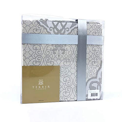 Tekbir’s Islamic Gift Box Contains a Prayer Mat, Surah Book, and tasbeeh Beads, Suitable as an Eid Gift or Gift for All Occasions Order Now (Grey) - color: Grey