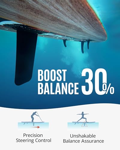 ZLX 11'6"x35" Ultra Wide Inflatable Stand Up Paddle Board | Stable Non-Slip Deck Pad, Unique Fin System, Premium SUP Accessories & Backpack - Upgraded Pump for Adults, All Skill Levels - color: Seafoam Green